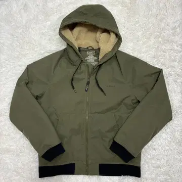 [ 새상품급 ] 엘엘빈 후드 부착 보아 웜업 자켓 카키