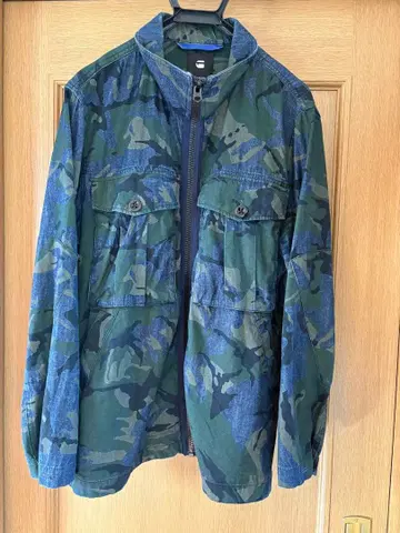 지스타 로우 카모플라쥬 밀리터리 자켓 XL