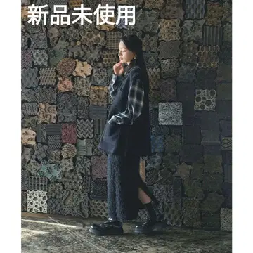 [새상품] marjour 마주르 샤기 스커트 블랙