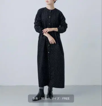 [카구레] 도트고듀로이 2WAY 원피스