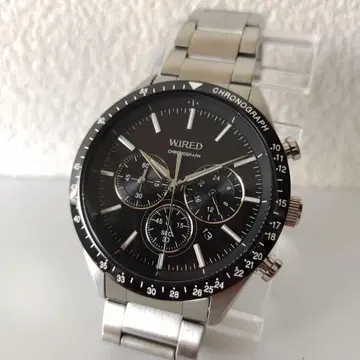 세이코 WIRED 와이어드 크로노그래프 남성용