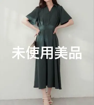 미사용 시원한 느낌 스키퍼 카라 고급스러운 원피스 내추럴 꾸뛰르