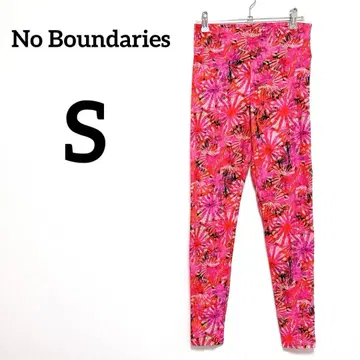 No Boundaries 여성용 꽃무늬 스패츠 핑크 [ S ]