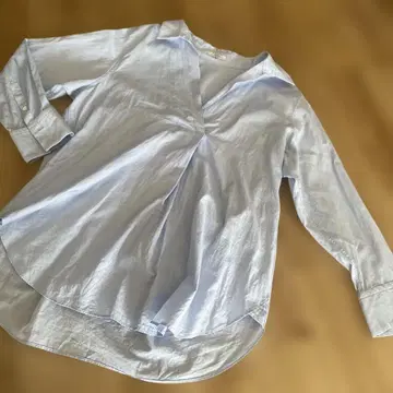 23구 canclini 칸클리니 스키퍼 셔츠 44 스카이블루 블루