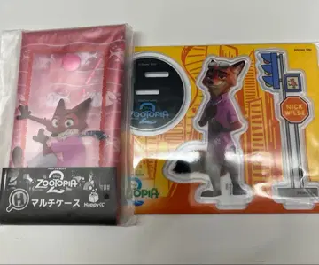 주토피아2 Happy 복권 아크릴 스탠드 멀티 케이스 닉 해피