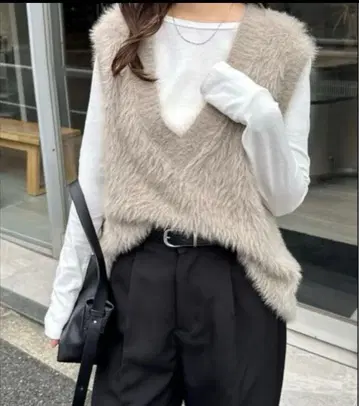 퍼 니트 베스트 F(M) 사이즈