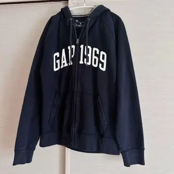 Gap 풀 집업 후드티 네이비 M