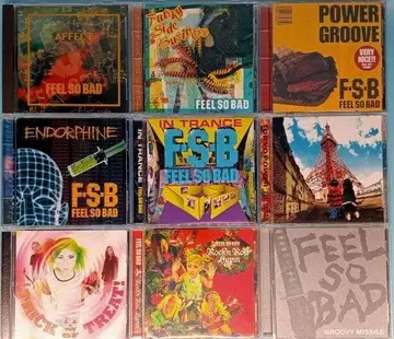 FEEL SO BAD CD 앨범 9장 세트 카와시마 다리아 묶음 판매