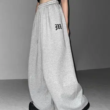 me+em select 미밈 셀렉 맨투맨 팬츠 키티 그레이