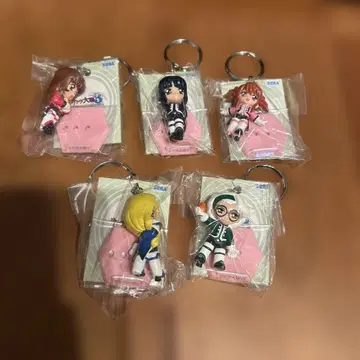 사쿠라 대전 3 키링 부착 피규어 전 5종 세트