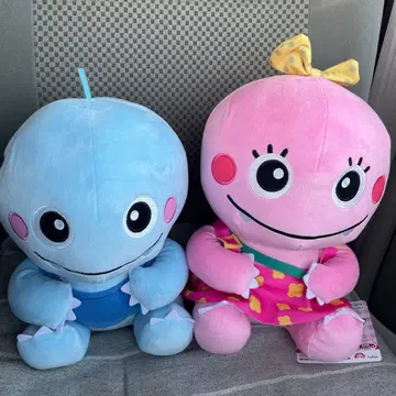 자와자와숲의 간코짱 앉아있는 빅 봉제인형 2종 세트