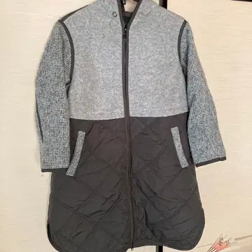 그레이 퀼팅 자켓 M