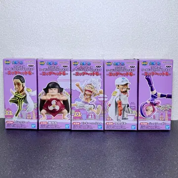 원피스 월드 컬렉터블 피규어 에그 헤드 6 컴프 5종 세트