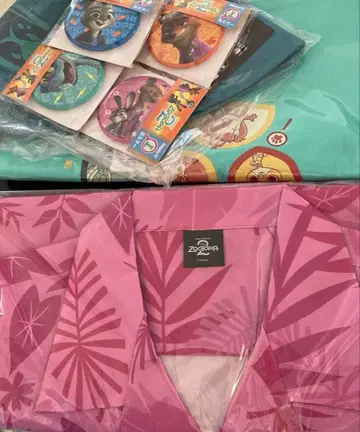 주토피아2 Happy 복권 B상 알로하 셔츠 C상 버킷 햇 E상