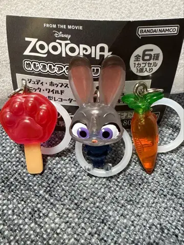 [새상품] 주토피아 메지루시 액세서리 3종 세트 디즈니