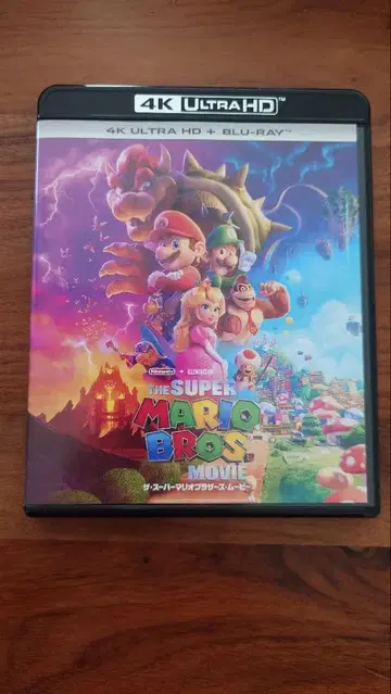 더 슈퍼 마리오 브라더스 무비 4K UHD Blu-ray 블루레이