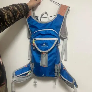 YINGLANG 메쉬 백팩 파랑/그레이