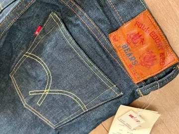 BEARS 다크 블루 스트레이트 데님