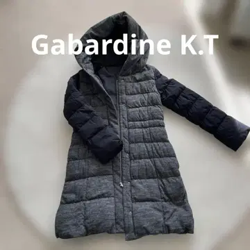 Gabardine K.1 후드 부착 다운 자켓 9호 사이즈 (무릎 기장)