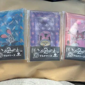 주토피아 멀티 케이스 3종 세트 happy 복권