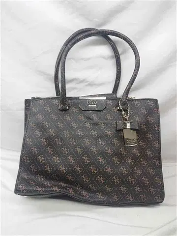 게스 GUESS 로고 모노그램 토트백 블랙 계열 여성용