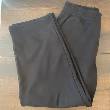 [미사용 새상품] UNIQLO C 맨투맨 와이드 팬츠 블랙 M