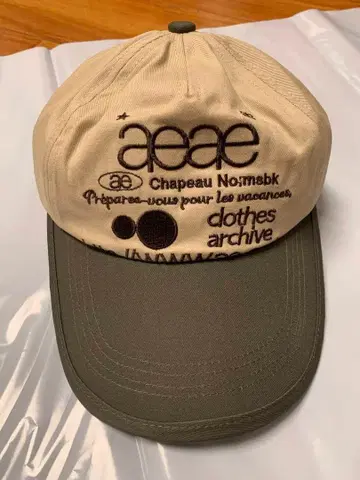 aeae 로고 자수 야구 모자 프리 사이즈