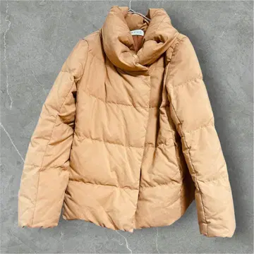 PLST 플라스테 브라운 숏 다운 자켓