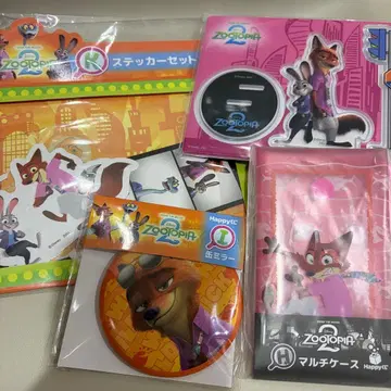 주토피아2 해피 복권 닉 세트