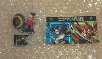 SNK 카자마 텐쥬로 아크릴 스탠드 씰 세트 사무라이 스피리츠