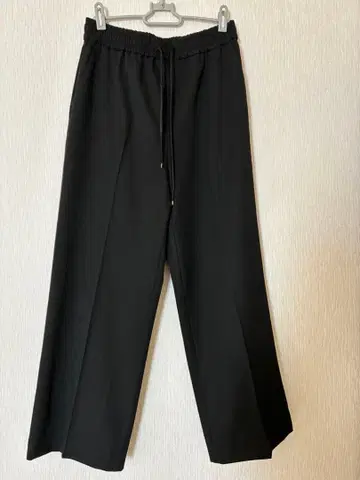 블랙 와이드 팬츠 사이즈 38/M