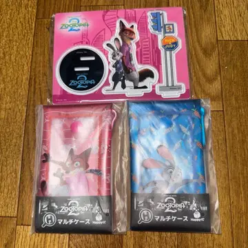 주토피아2 Happy 복권 아크릴 스탠드 멀티 케이스 닉 주디