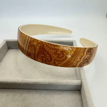 [ 인기 ] ETRO 머리띠 헤어밴드 페이즐리 아이보리 브라운