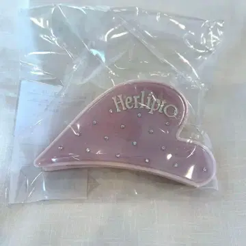 Herlipto 바이컬러 하트 트윙클 헤어 클립