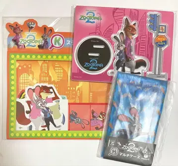 HAPPY 복권 주토피아 2 G.H.K상 아크릴 스탠드 외 닉 주디 3종