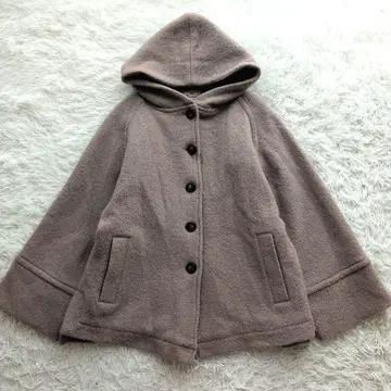 새상품급 maomade 압축 울 후디 래글런 재킷 베이지 F