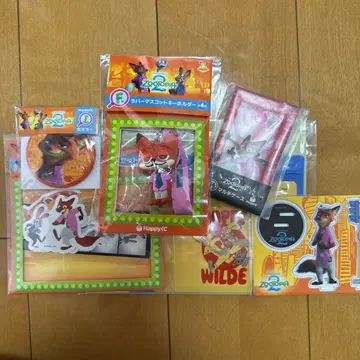 주토피아 닉 와일드 키링 세트