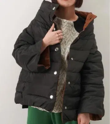 LUCA LANDY LUCA LUCA 리버서블 자켓 블랙/브라운