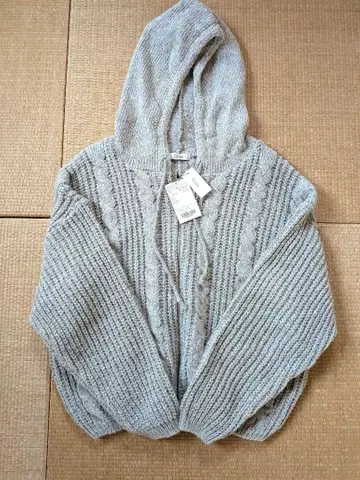 캐널진 니트 후드티