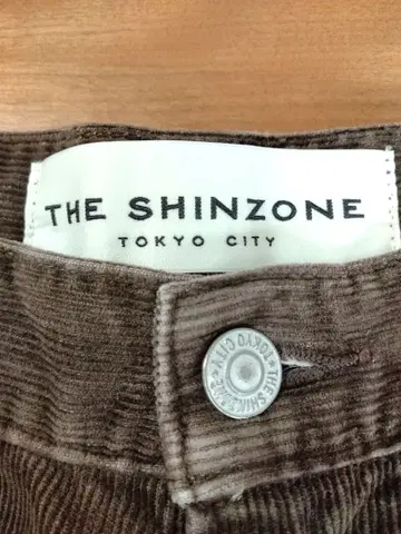 shinzone 신존 하이웨스트 코듀로이 팬츠 브라운 36
