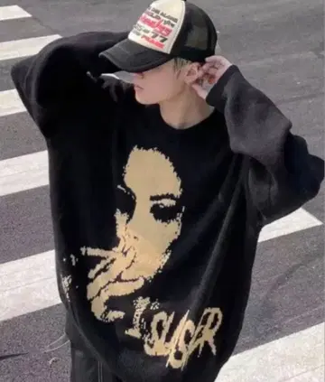 M 사이즈 니트 스웨터 SMORKING SLASHER pctokyo