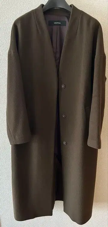 JOURNAL STANDARD 슈퍼140 V넥 코트