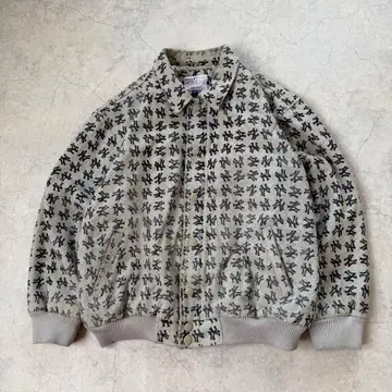 YANKEES 양키스 올 패턴 블루종 울