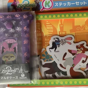 주토피아 복권 스티커 세트 멀티 케이스