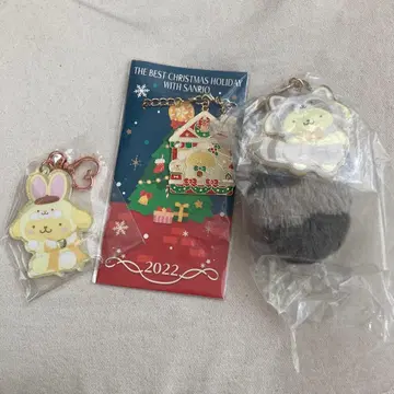 산리오 캐릭터 아크릴 키링 3개 세트