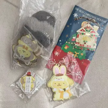 산리오 캐릭터 아크릴 키링 4개 세트