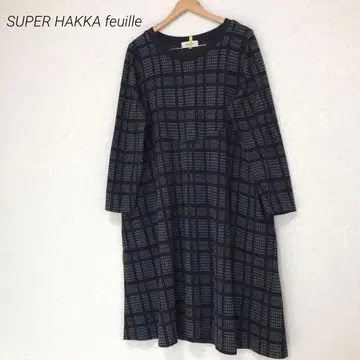 SUPER HAKKA feuille 빅 사이즈 이소재 원피스