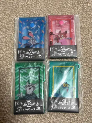 주토피아 제일복권 멀티 케이스 4종 세트