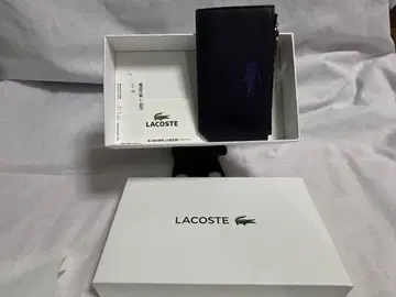 LACOSTE 네이비 코인 케이스