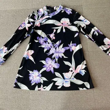 컨디션 최상 LEONARD FASHION 꽃무늬 긴팔 튜닉